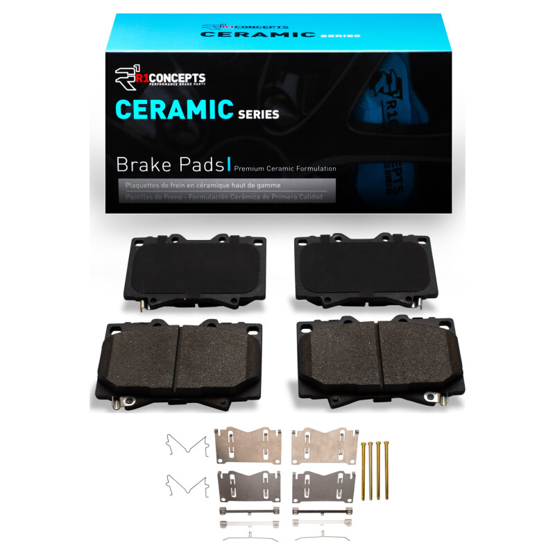 Lexus LX470 Brake Pads - Front - R1 Concepts - Ceramic - `98-`07
